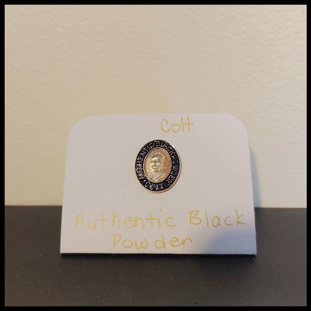 Vintage Colt Authentic Black Powder Tac Pin
